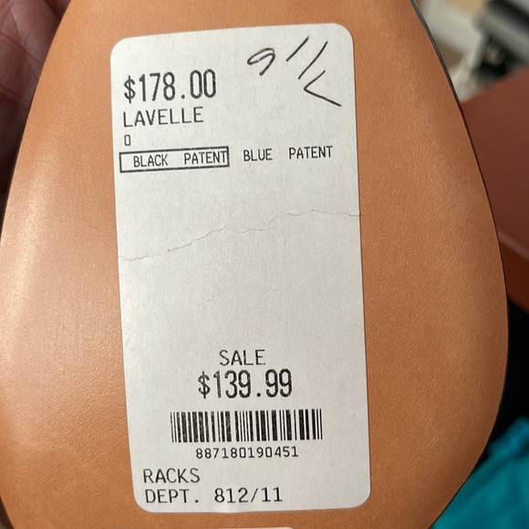 New Coach black peep toe wedge shoes - Picture 8 of 8